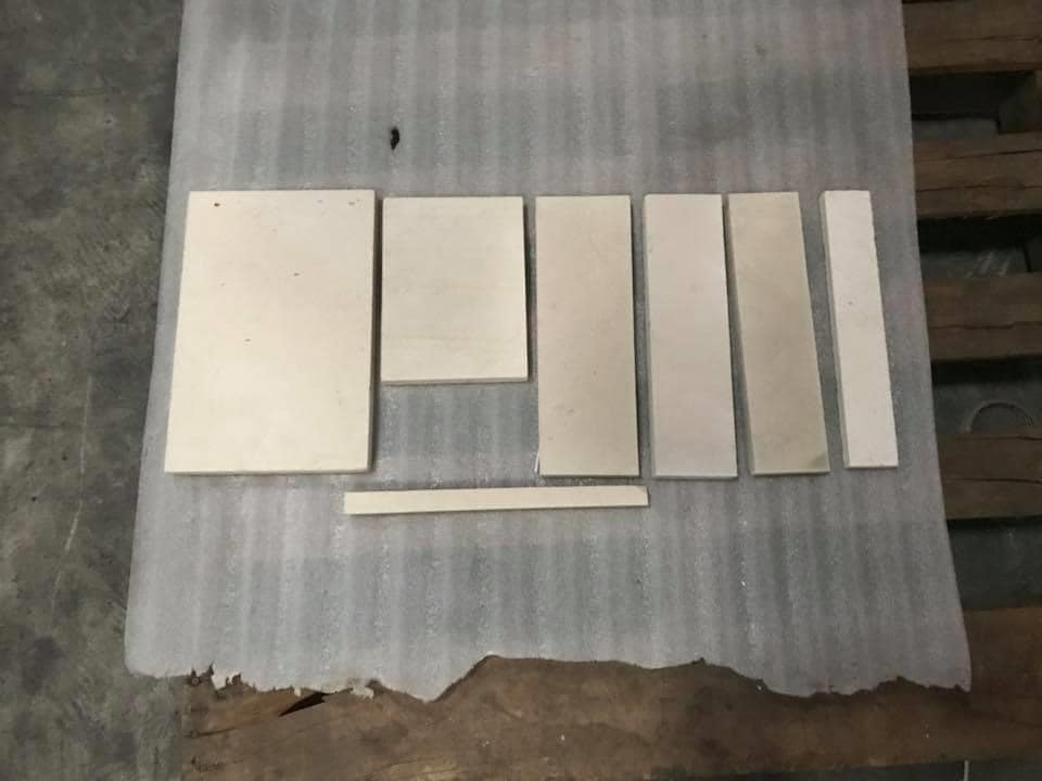 หิน Cream Lime Stone สั่งขนาดได้ ตัดตรงตามสั่ง