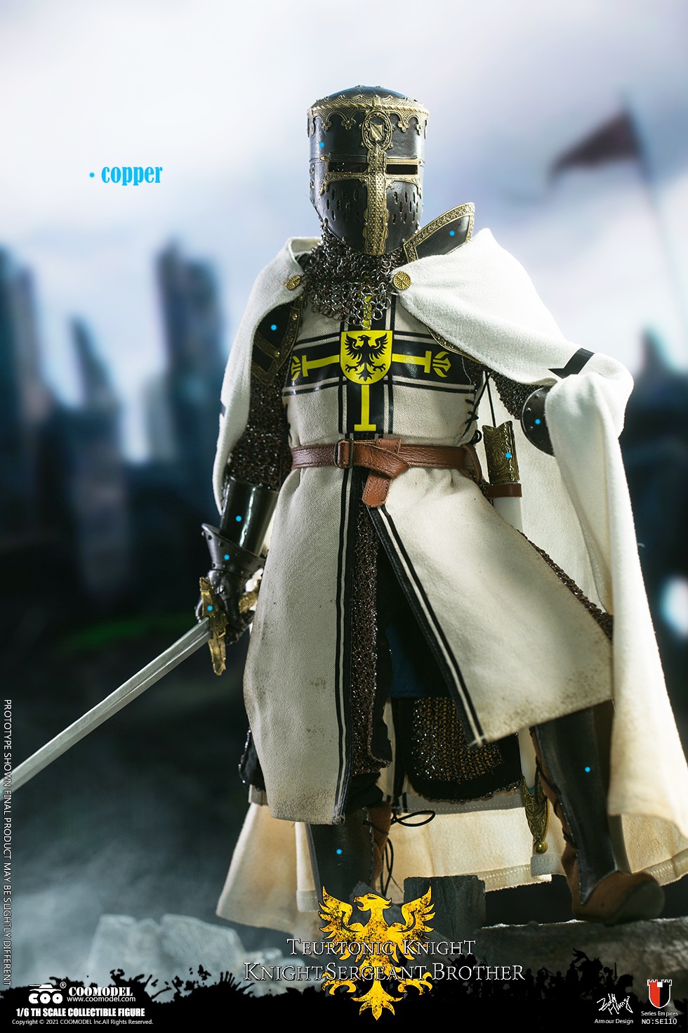 COOMODEL SE110 1/6 SERIES OF EMPIRES - TEUTONIC SERGEANT (EXCLUSIVE COPPER VERSION)