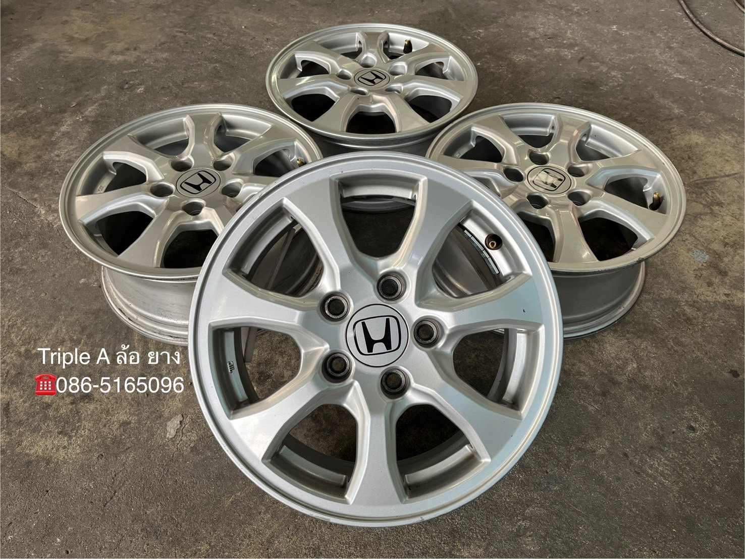 ✨ล้อแม็ก 5รู114✨Honda Civic FB ขอบ 15