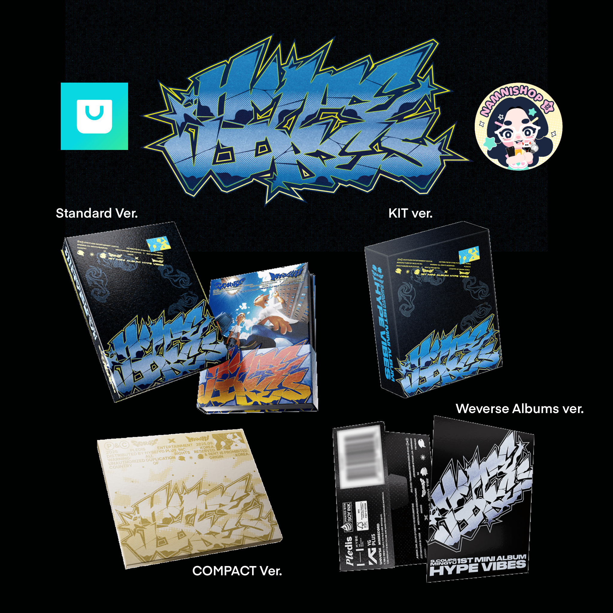 [PRE] รอบของแถม 3/9 - 27/9 SEVENTEEN CxM 1st Mini Album [HYPE VIBES]