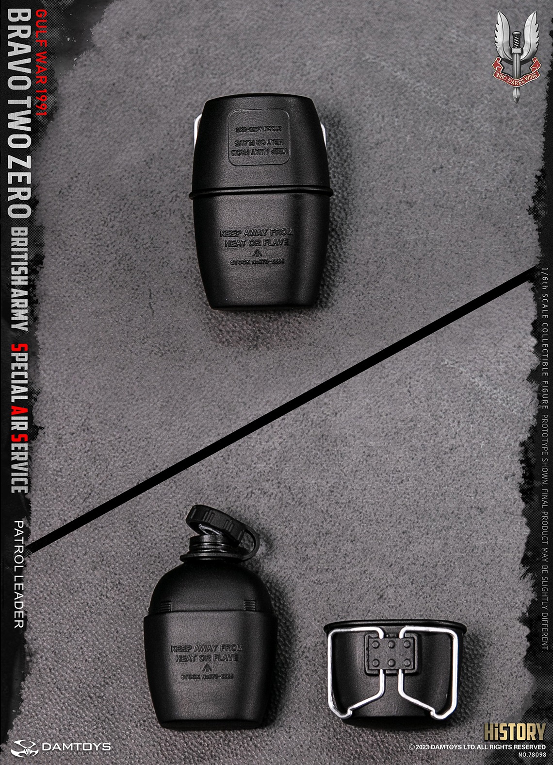 DAMTOYS 78098 1/6 "Bravo Two Zero" British Army Special Air Service (SAS) Patrol Leader