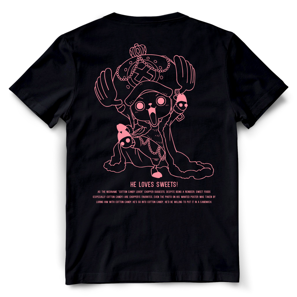 เสื้อวันพีซ One Piece Chopper (ด้านหน้าเป็นงานปัก)