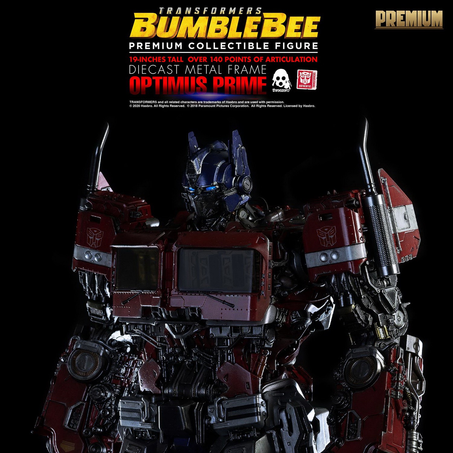threezero 3Z0162 Transformers: BumbleBee - PREMIUM Optimus Prime