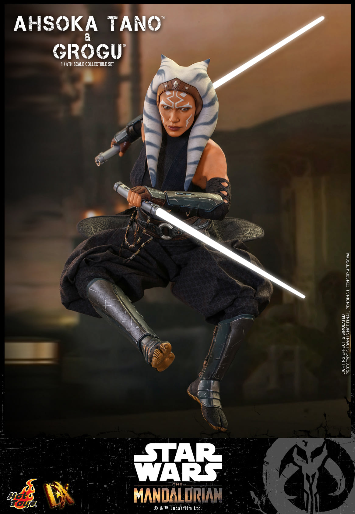 Hot Toys DX21 1/6 Star Wars™: The Mandalorian™ - Ahsoka Tano & Grogu™
