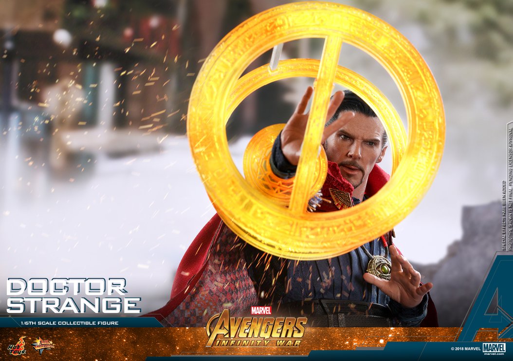 Hot Toys MMS484 AVENGERS INFINITY WAR - DOCTOR STRANGE + DJ-CUSTOM AS001 1/6 THE IMAGES OF IKKON