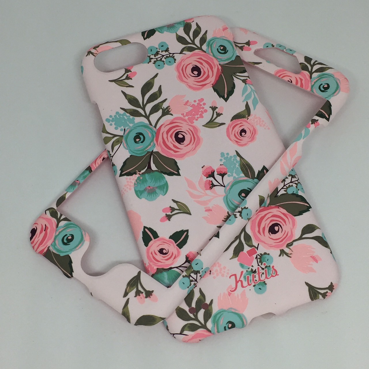 เคสคูทิส (Kutis) ไอโฟน7,8 (ลายดอกไม้)มาใหม่ เคสประกบหน้า-หลัง