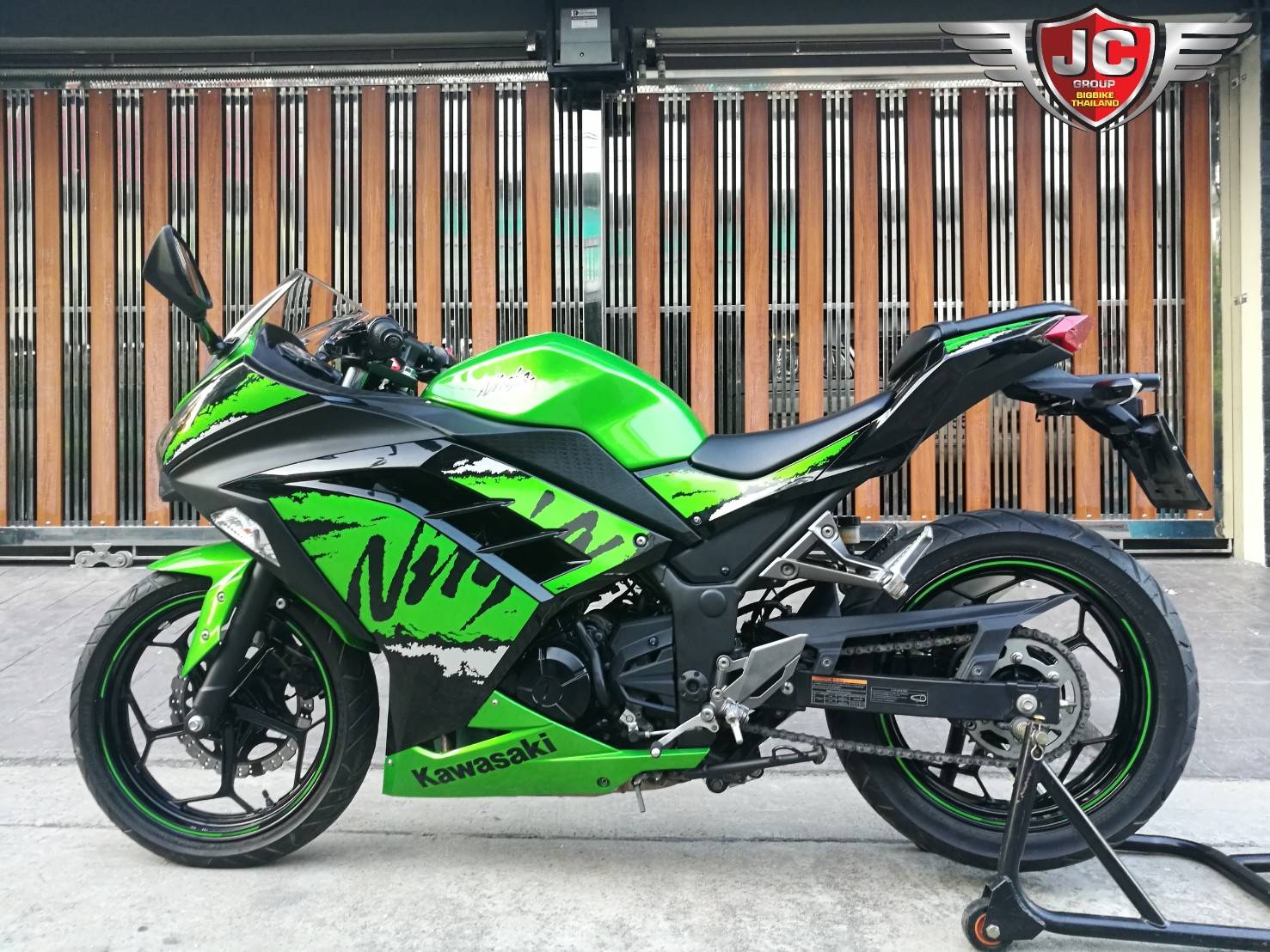 NINJA300abs รถบ้านแท้มือเดียว ไมล์แท้หมื่นต้นๆ