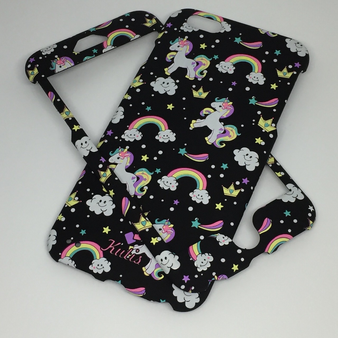 เคสคูทิส (Kutis) ไอโฟน6พลัส,6Sพลัส(ลายม้าโพนี่สีดำ)