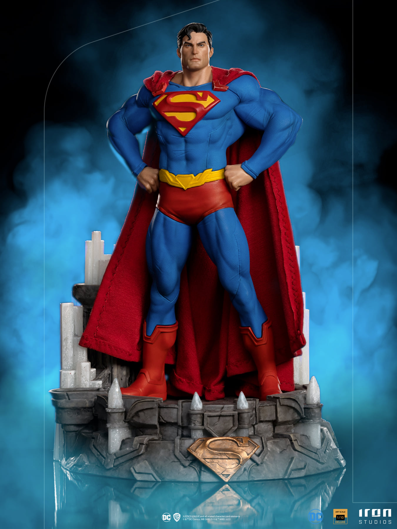 Iron Studios Deluxe Art Scale 1/10 DC Comics - Superman Unleashed