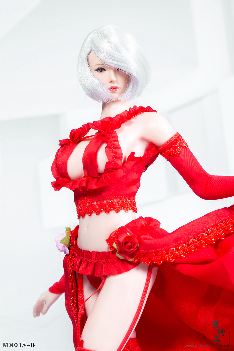 Manmodel MM018 Two-dimensional sexy flower wedding suit