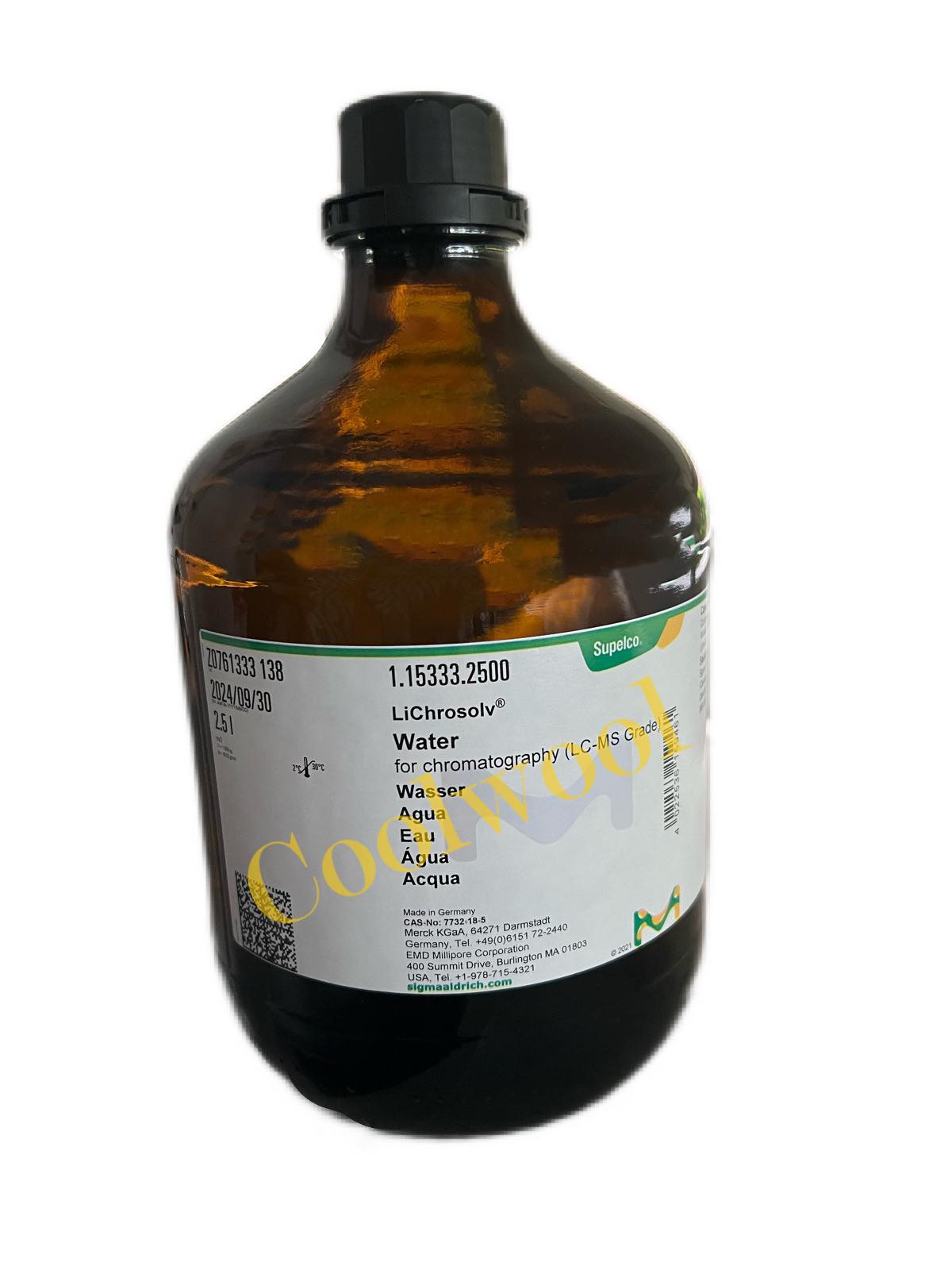MERCK™ Water for chromatography (LC-MS Grade) 2.5 L
