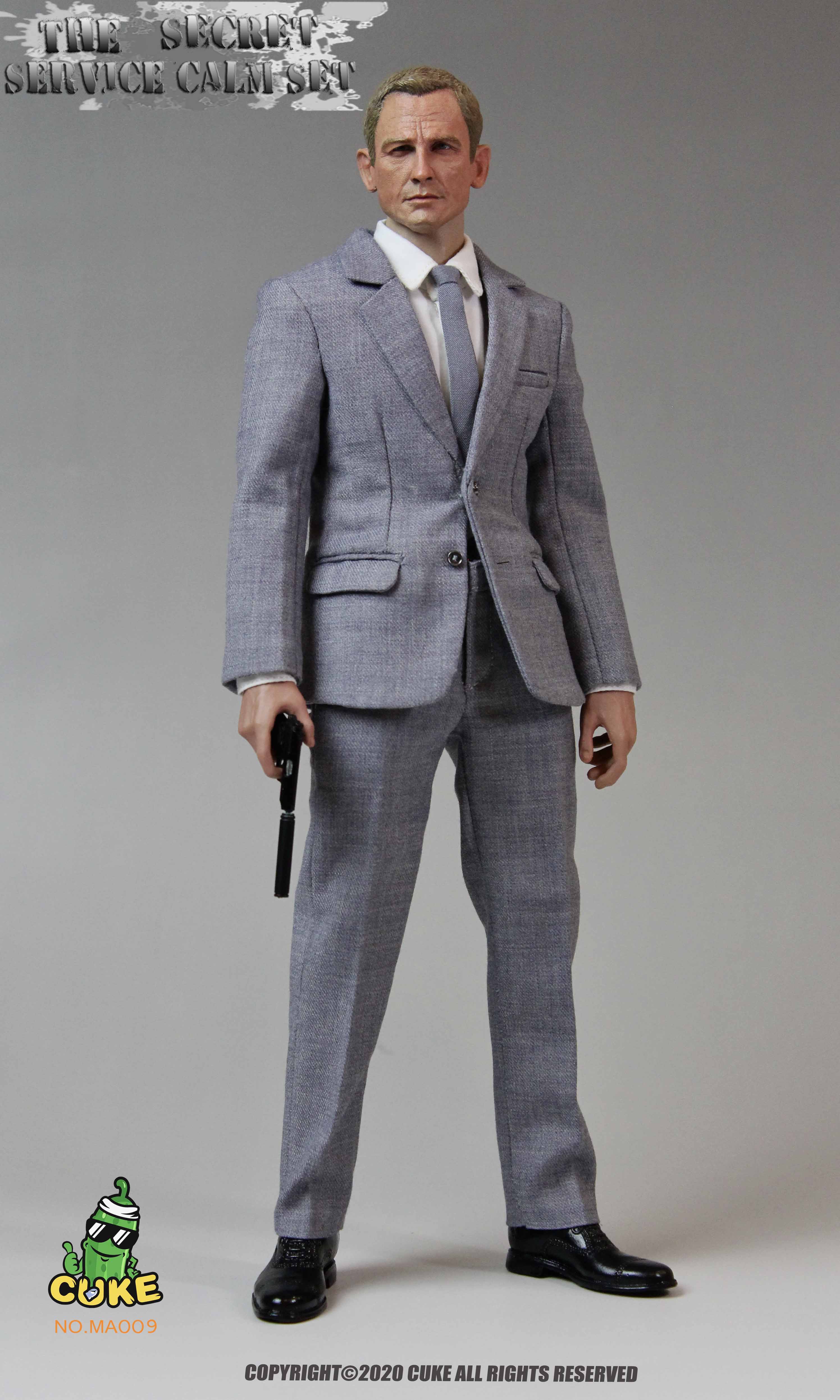 CUKE TOYS MA-009A 1/6 The Secret Service Calm Set (Grey)