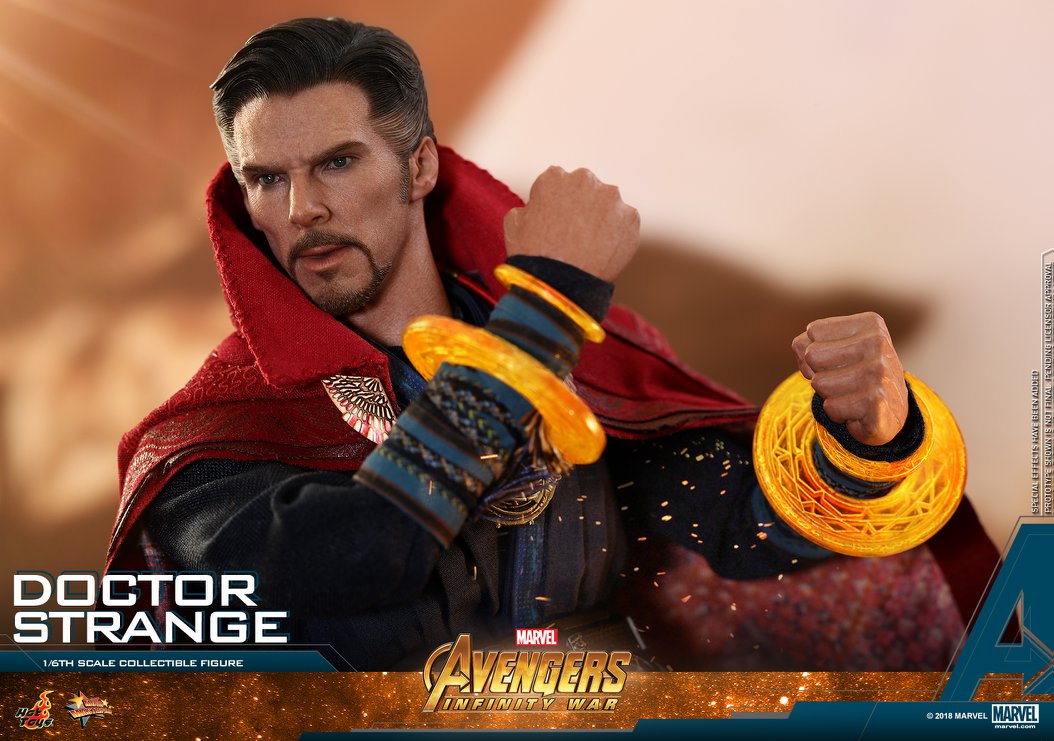Hot Toys MMS484 AVENGERS INFINITY WAR - DOCTOR STRANGE + DJ-CUSTOM AS001 1/6 THE IMAGES OF IKKON