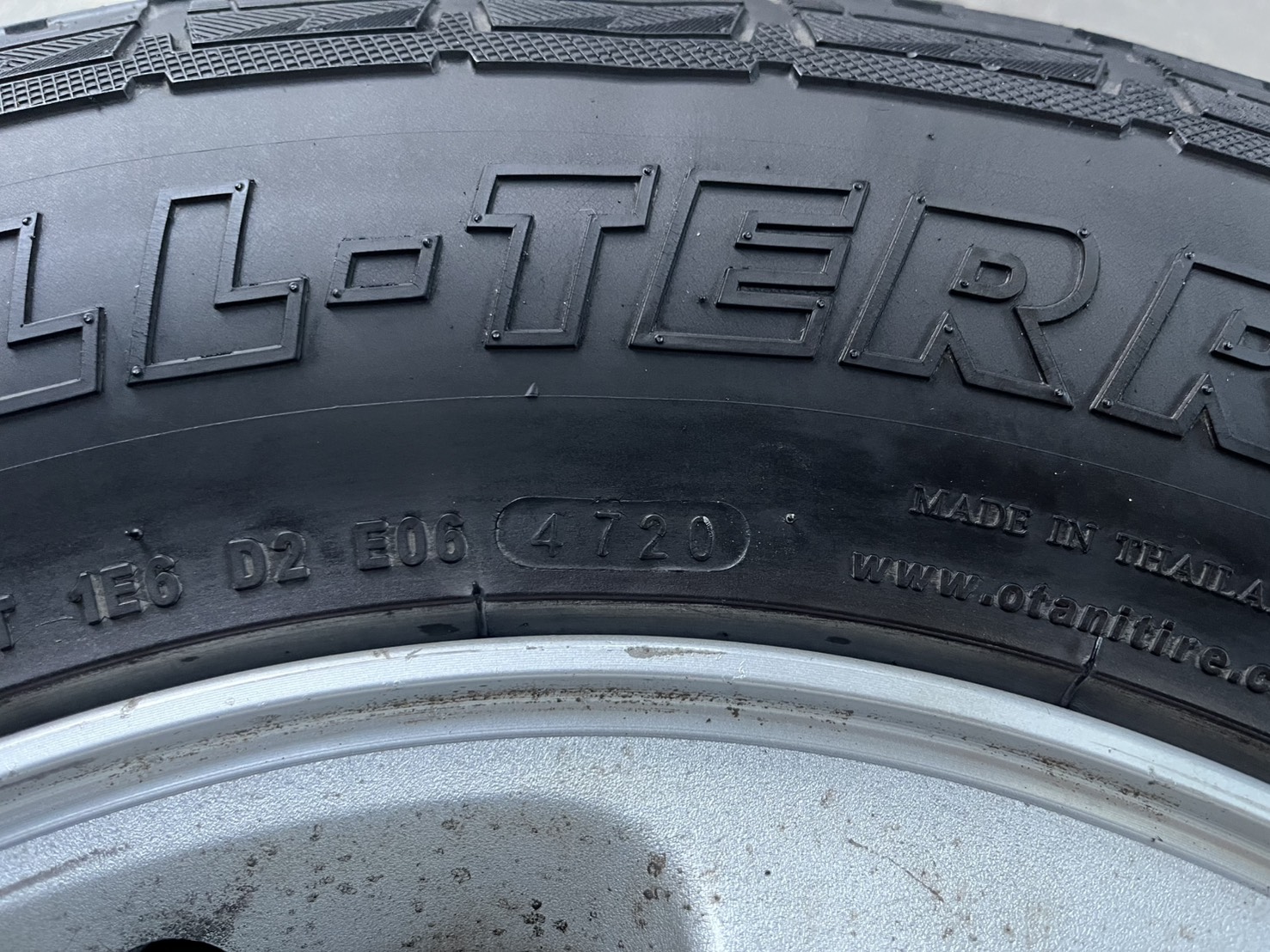 ✨ล้อแม็ก 5รู114✨Mitsu Triton ขอบ 15 แถมยาง 235-75-15 OTANI ปี 20