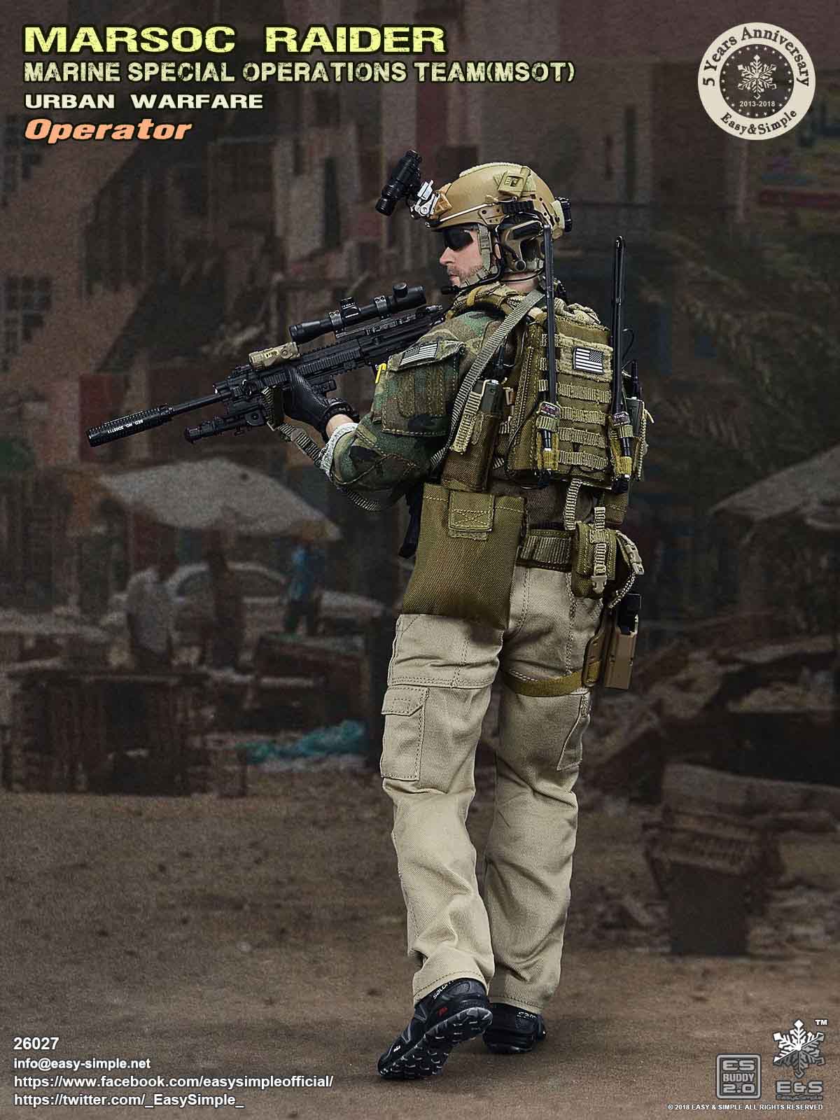 Easy&Simple 26027 MARSOC Raider Urban Warfare Operator (5 Years Anniversary)