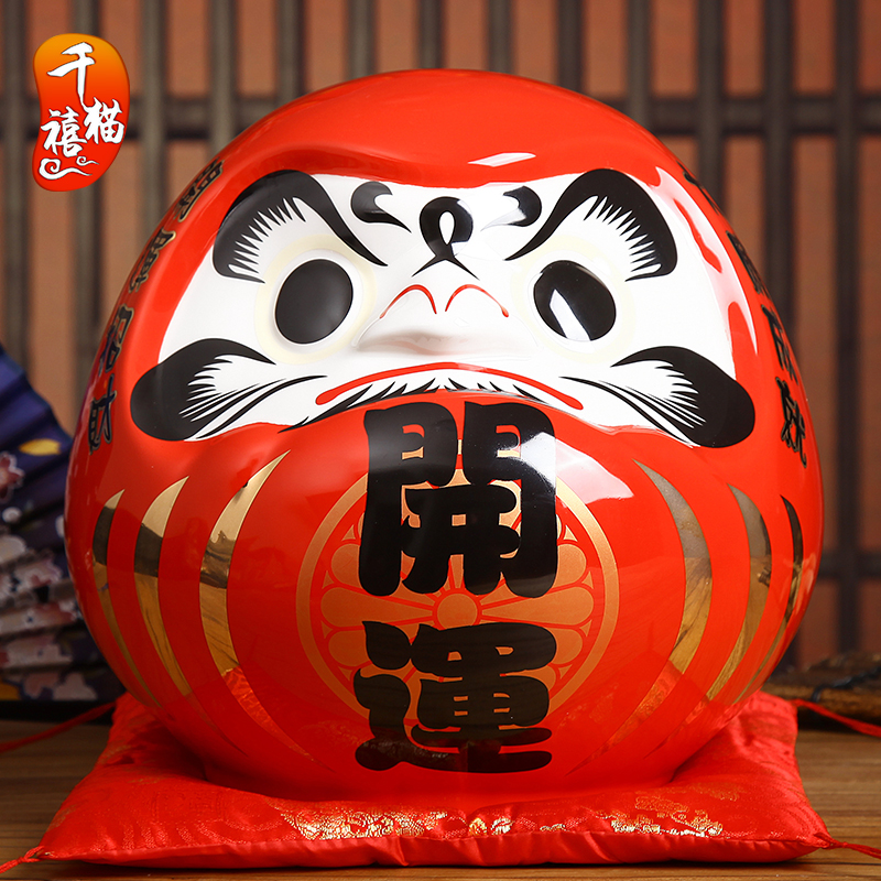ดารุมะ Daruma ตุ๊กตาแห่งความหวัง ของขวัญ พร้อมกล่อง/ขนาดใหญ่ 19-24 cm.