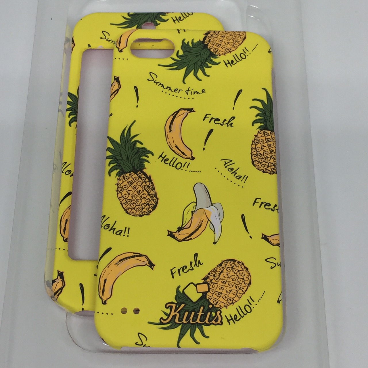 เคสคูทิส (Kutis) ไอโฟน5,5S(ลายสัปปะรดกับกล้วย)มาใหม่