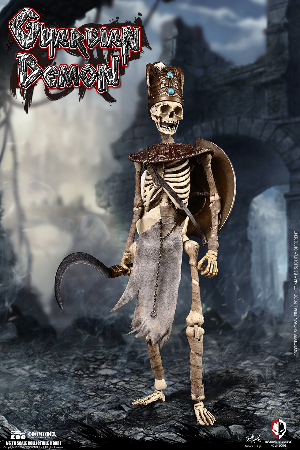 COOMODEL NS006 1/6 (DIE-CAST ALLOY) NIGHTMARE SEIRES: EGYPT - GUARDIAN DEMON