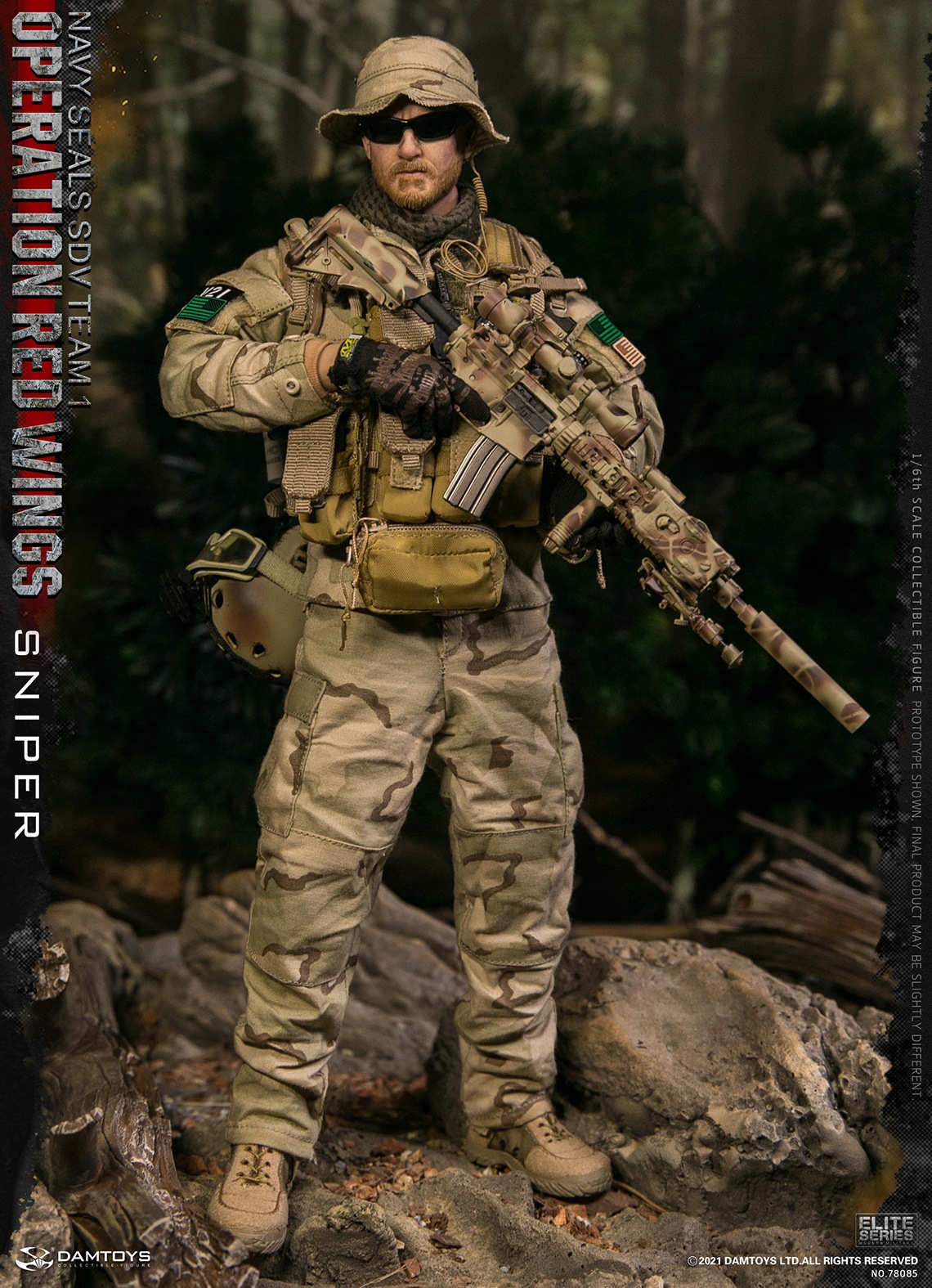 DAMTOYS 78085 1/6 OPERATION RED WINGS: NAVY SEALS SDV TEAM 1 - SNIPER