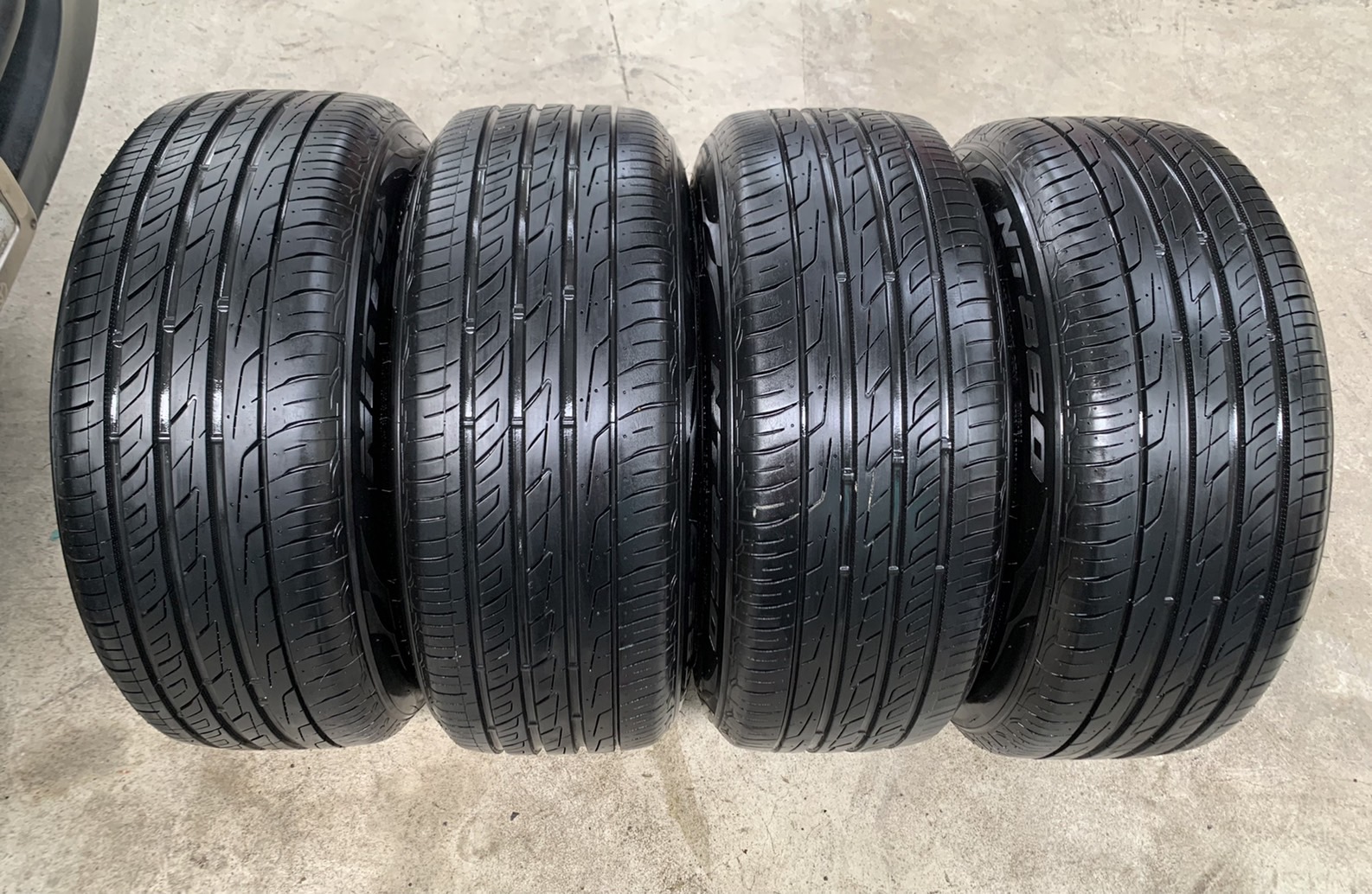 ✨ล้อแม็ก 4รู100✨TE37 ขอบ 15 สีดำ พร้อมยาง 195-55-15 NITTO ปี 18 สภาพดี