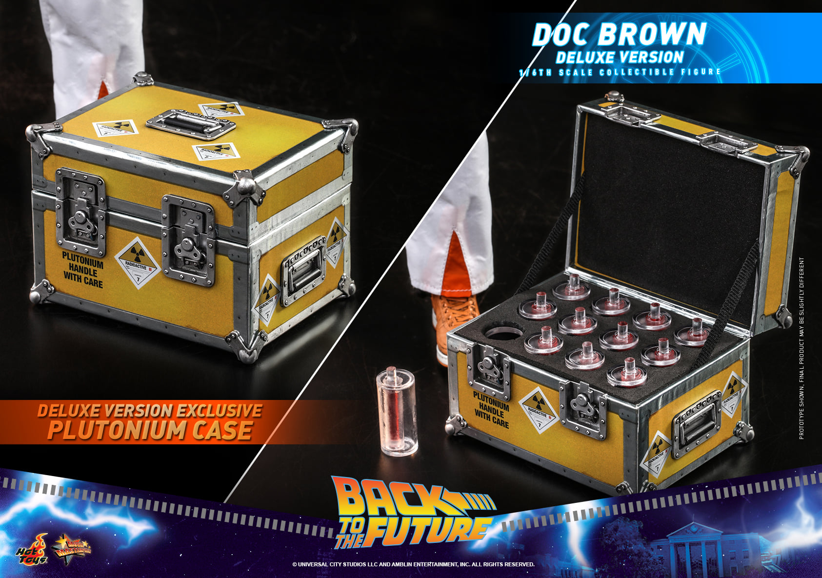 Hot Toys MMS610 1/6 Back to the Future - Doc Brown (Deluxe Version)