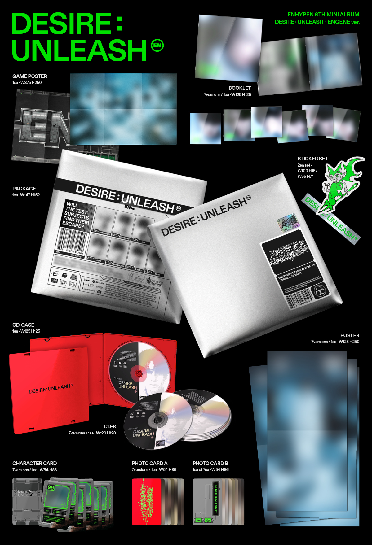 [PRE] ❌ไม่ได้ของแถม ENHYPEN DESIRE : UNLEASH