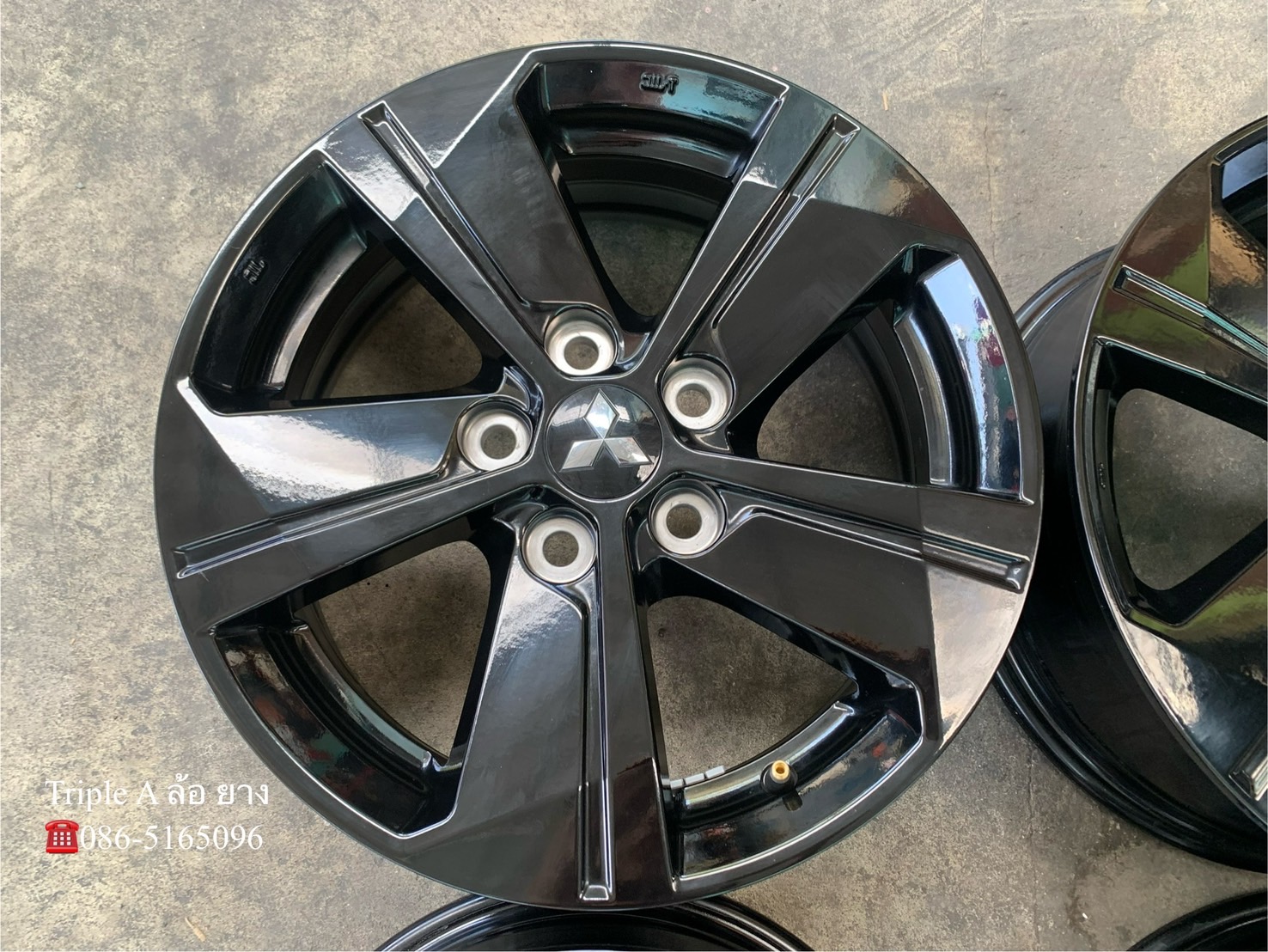 ✨ล้อแม็กป้ายแดง✨Mitsu Triton Black Edition รุ่นใหม่ ขอบ 16 ดำแท้💯สวยกริ๊บ💖