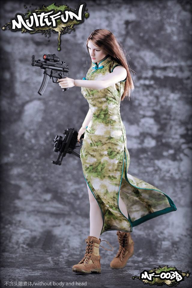 MULTIFUN MF-003 1/6 Camouflage Cheongsam Set