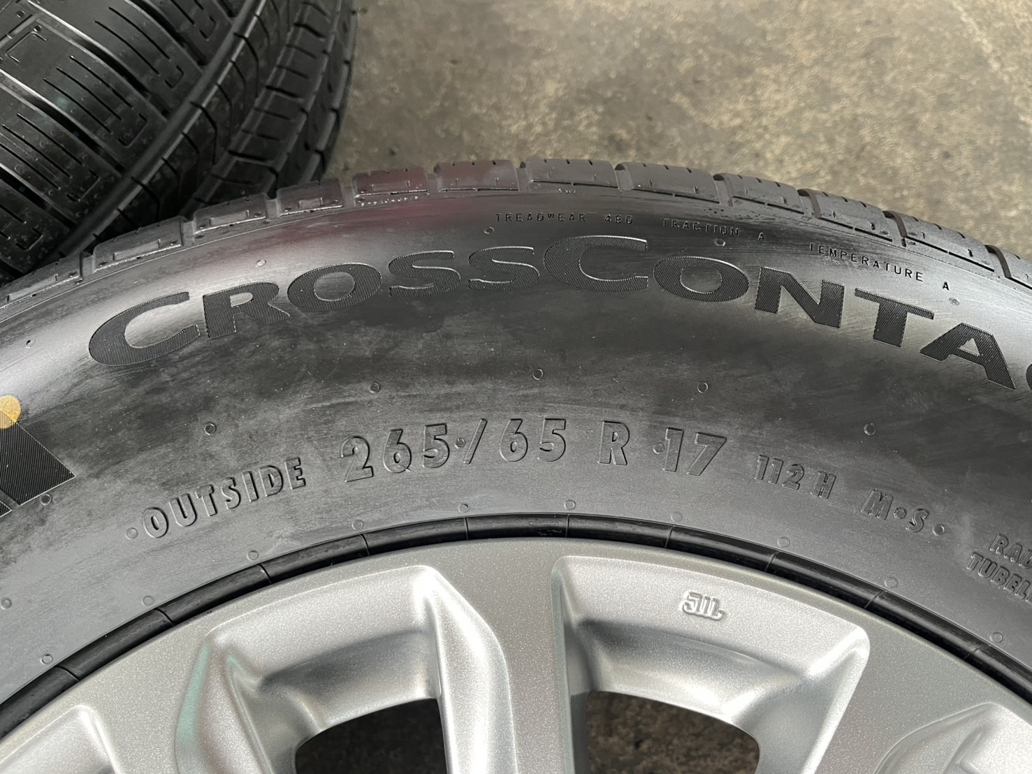 ✨ล้อแม็ก✨Mitsu Triton Plus ขอบ 17 พร้อมยางป้ายแดง 265-65-17 Continental💥ปี 25💥