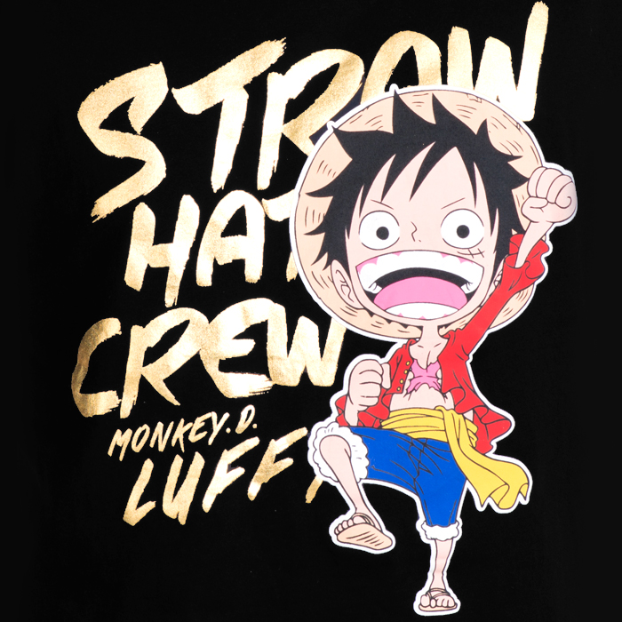 เสื้อยืดการ์ตูนวันพีซ ลูฟี่ มินิ (T-Shirt One Piece SD Luffy)