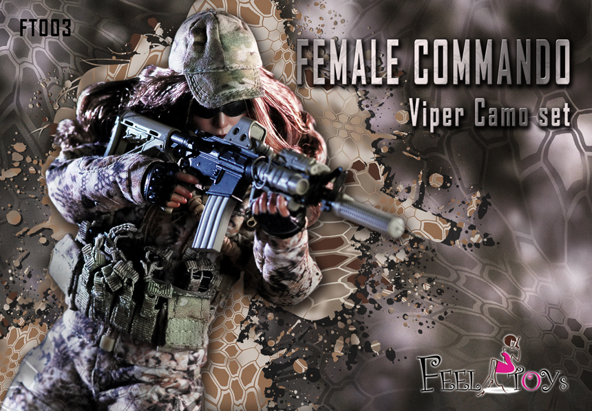 FeelToys FT003 Female Commando Viper Camo Set