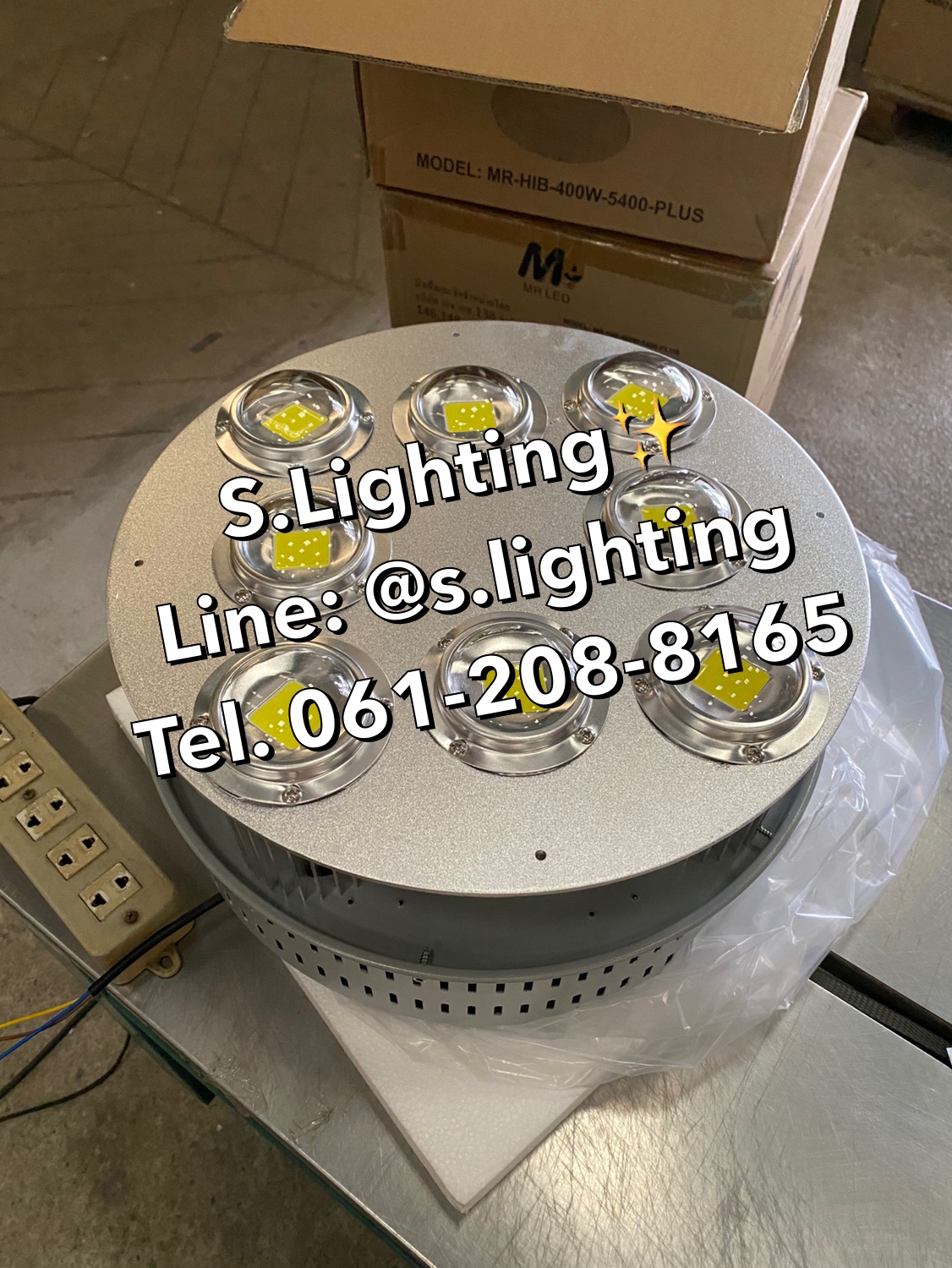 โคมไฮเบย์ รุ่น MR5400PLUS LED 400w แสงขาว