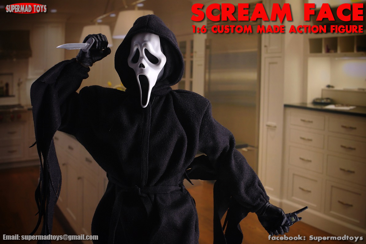 SUPERMAD TOYS 1/6 SCREAM FACE