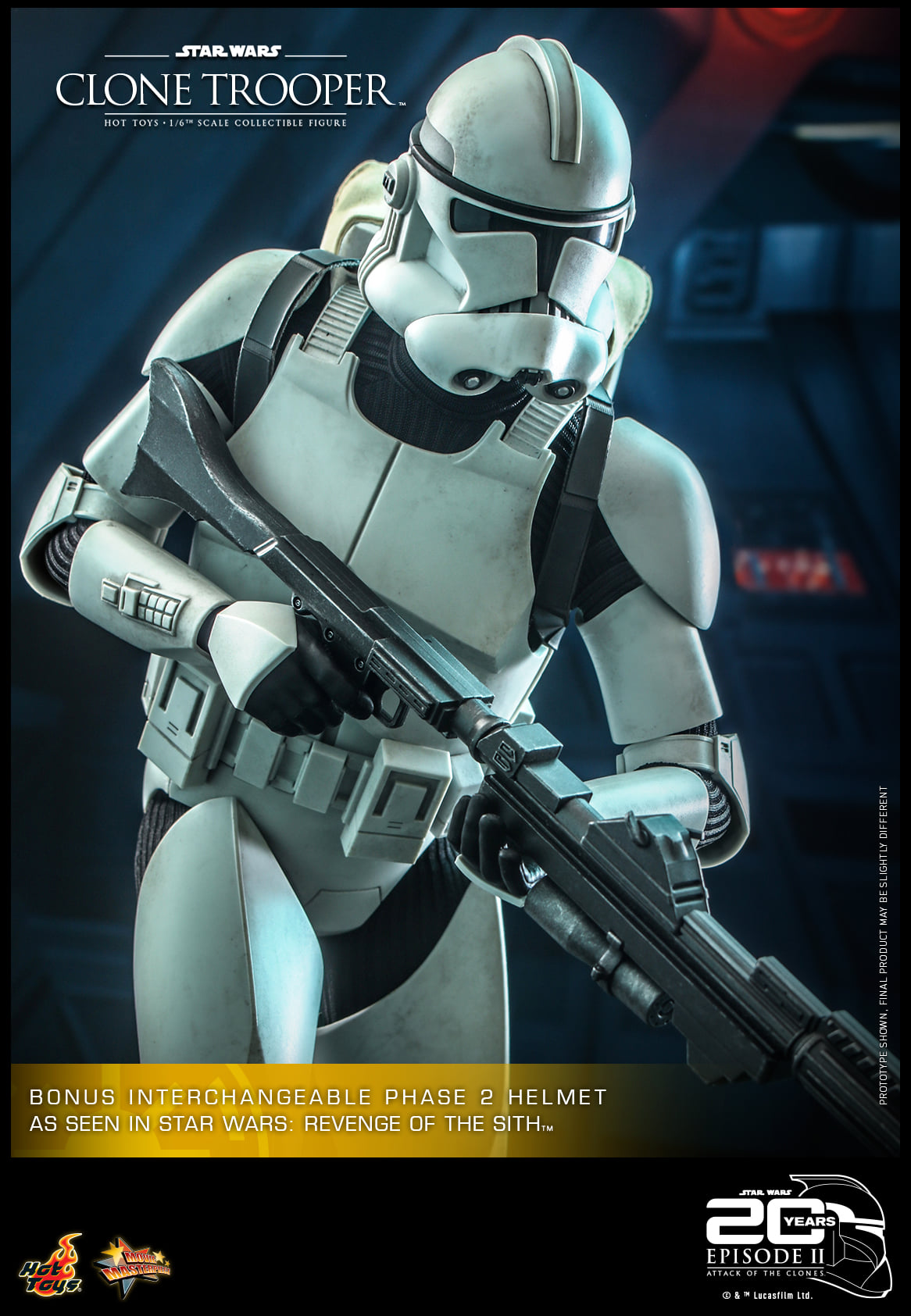 Hot Toys MMS647 1/6 Star Wars Episode II: Attack of the Clones™ - Clone Trooper™