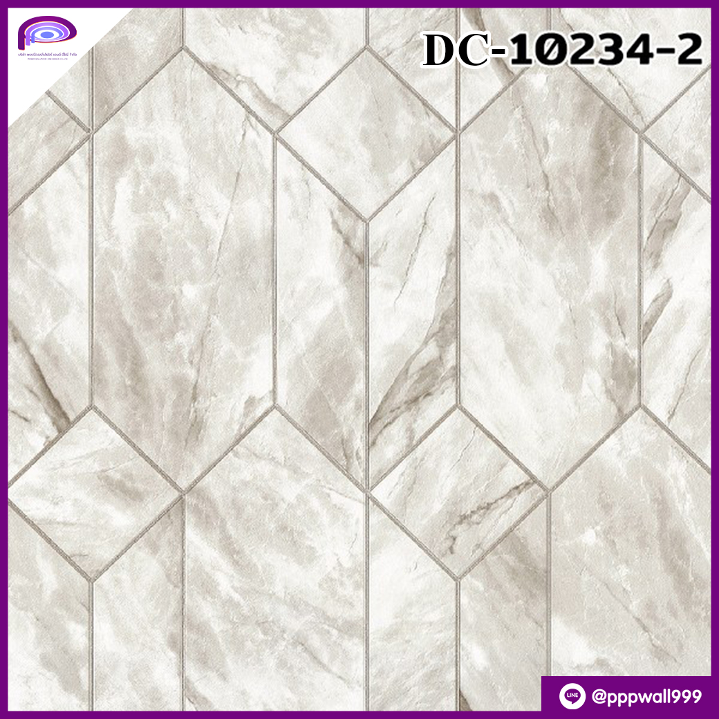 ลายหินอ่อน สีเทาเส้นเงิน DC 10234-2