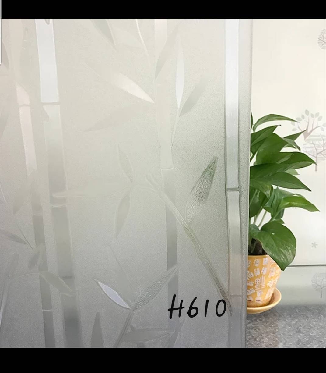 LALAHOME ฟิล์มติดกระจกสูญญากาศ ขนาดกว้าง 90 ซม. แบบฝ้า 90CM*1m.