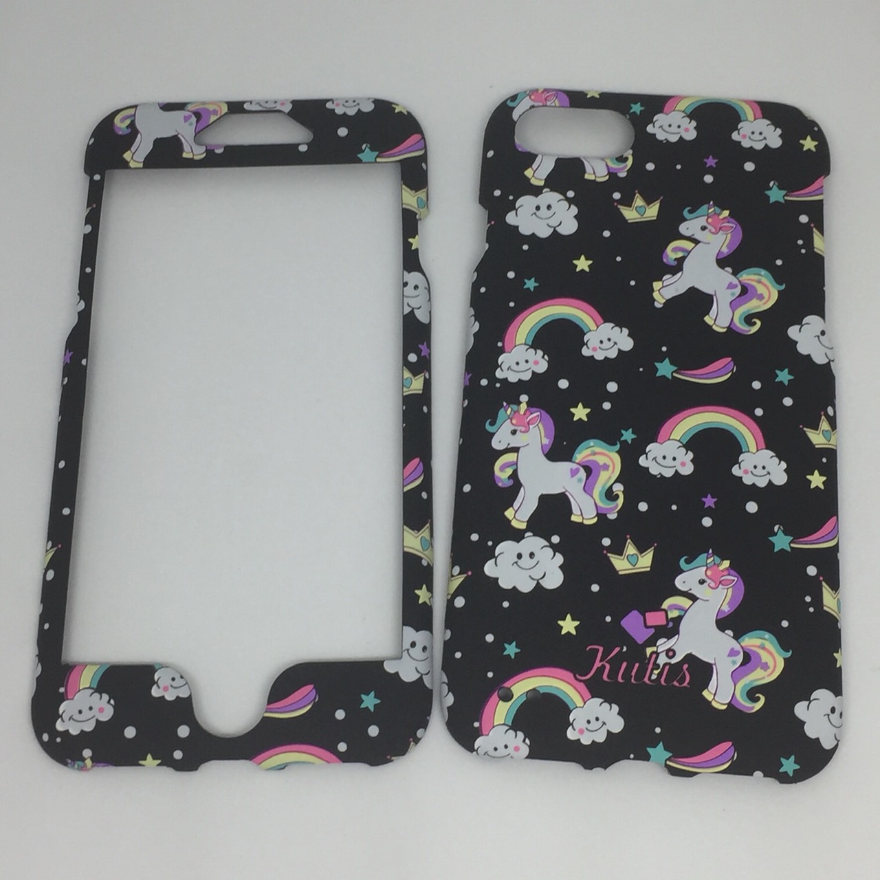 เคสคูทิส (Kutis) ไอโฟน7,8 (ลายม้าโพนี่สีดำ)มาใหม่