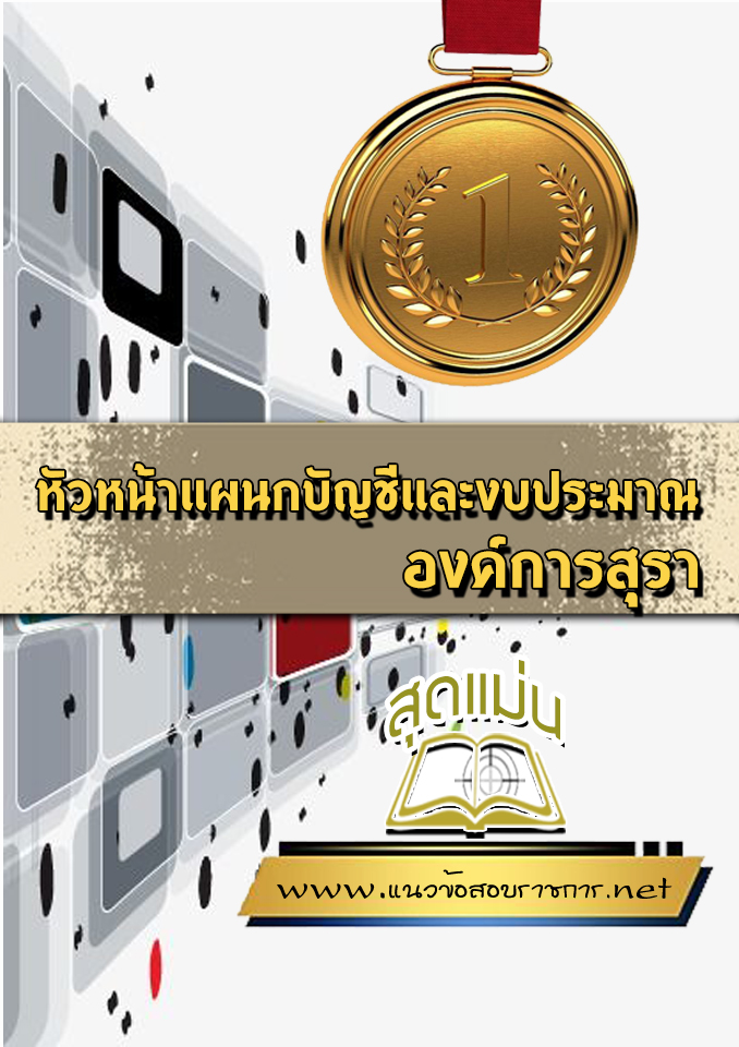 แนวข้อสอบหัวหน้าแผนกบัญชีและงบประมาณ องค์การสุรา