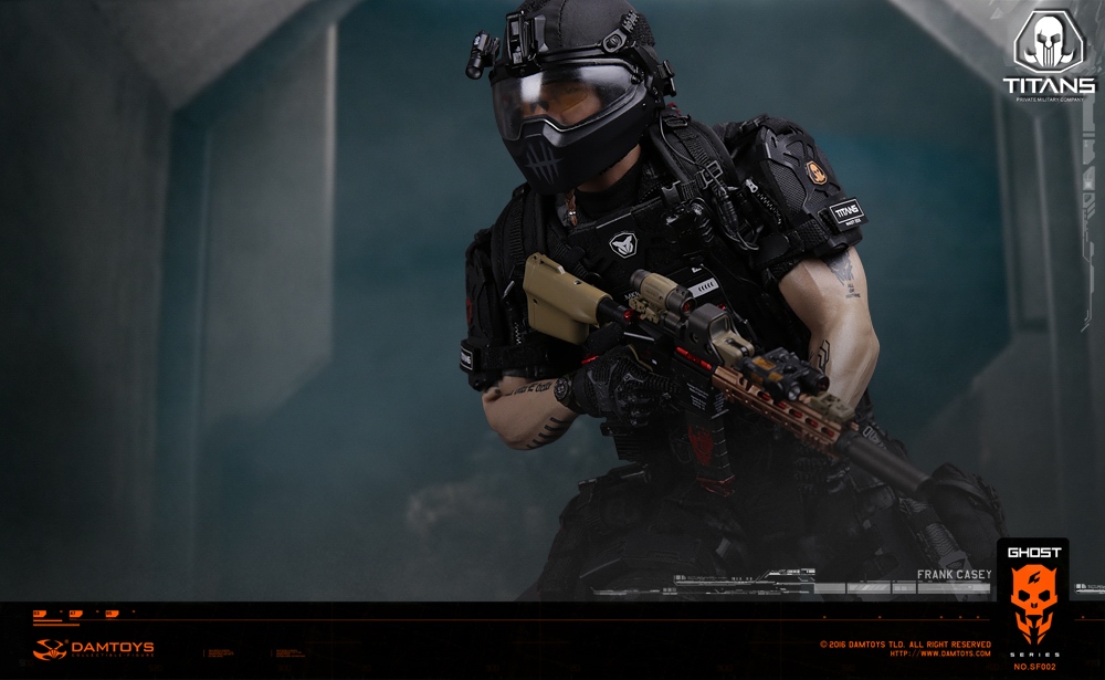 DAMTOYS No.SF002 GHOST SERIE - TITANS PMC Frank Casey