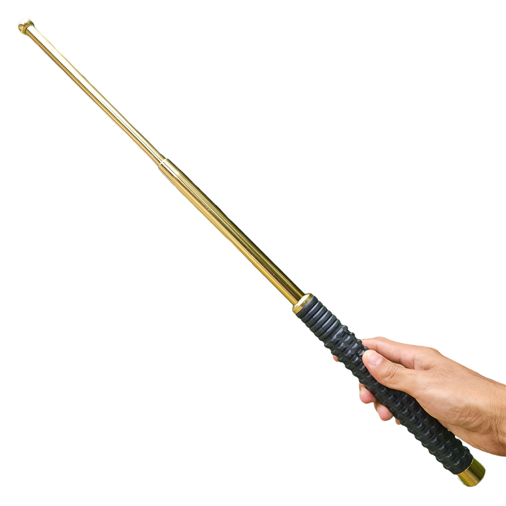 ดิ้ว Eagle Baton ก้านดิ้วสีทองขนาด 24.6 นิ้ว (62.5 ซม.) พร้อมซองไนล่อนร้อยเข็มขัดสำหรับเก็บดิ้ว