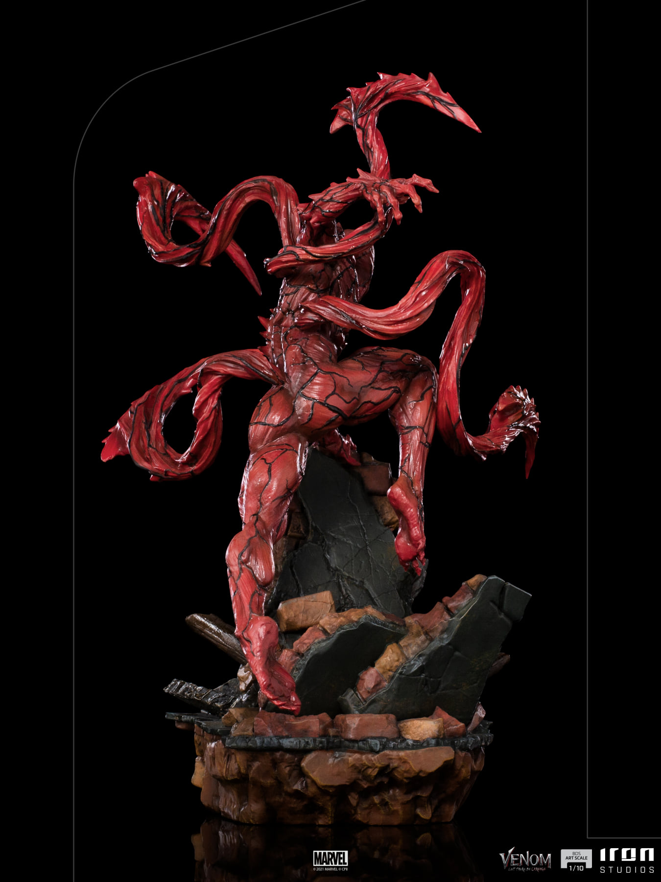 Iron Studios BDS Art Scale 1/10 Venom: Let There Be Carnage - Carnage