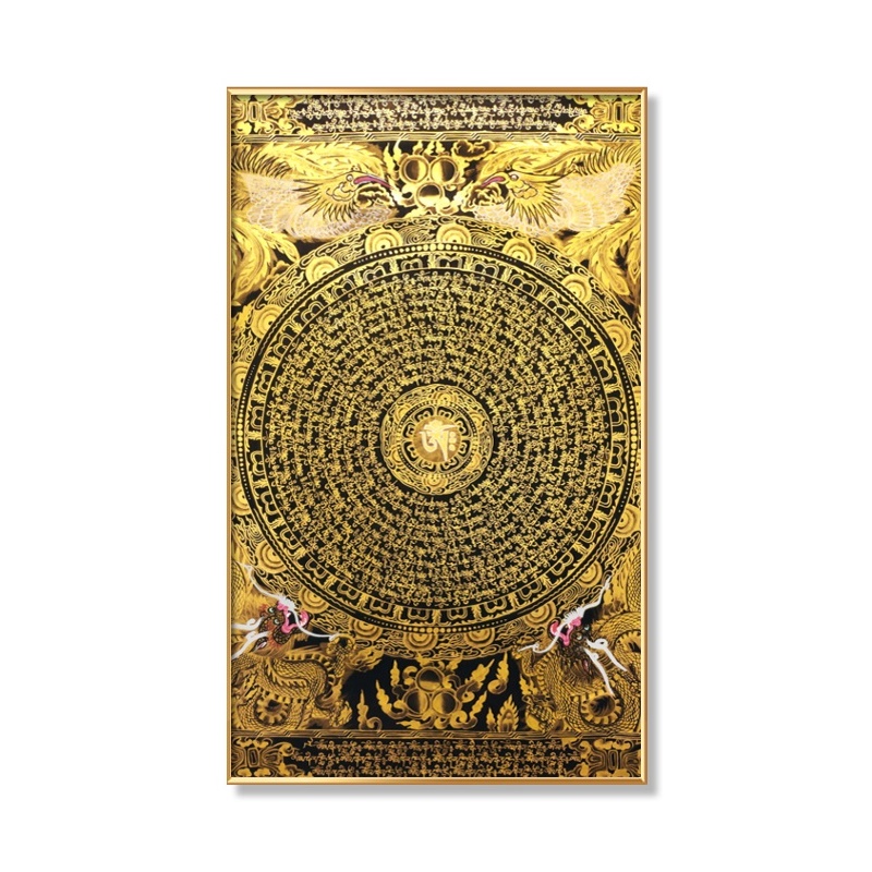 #ภาพวาดทังก้า(Thangka)ภาพวาดทิเบต ทังก้า มันดาลา พุทธศิลป์ชั้นสูง