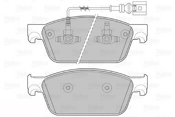 ผ้าดีสเบรคหน้า (มีสายไฟเตือน) VW T5/2.0minor (7E0698151)