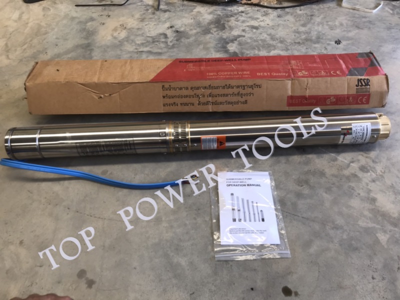 ปั๊มบาดาลบ่อ4" 4SEM 10/10(2"x2HP)220V.SUPERTEC