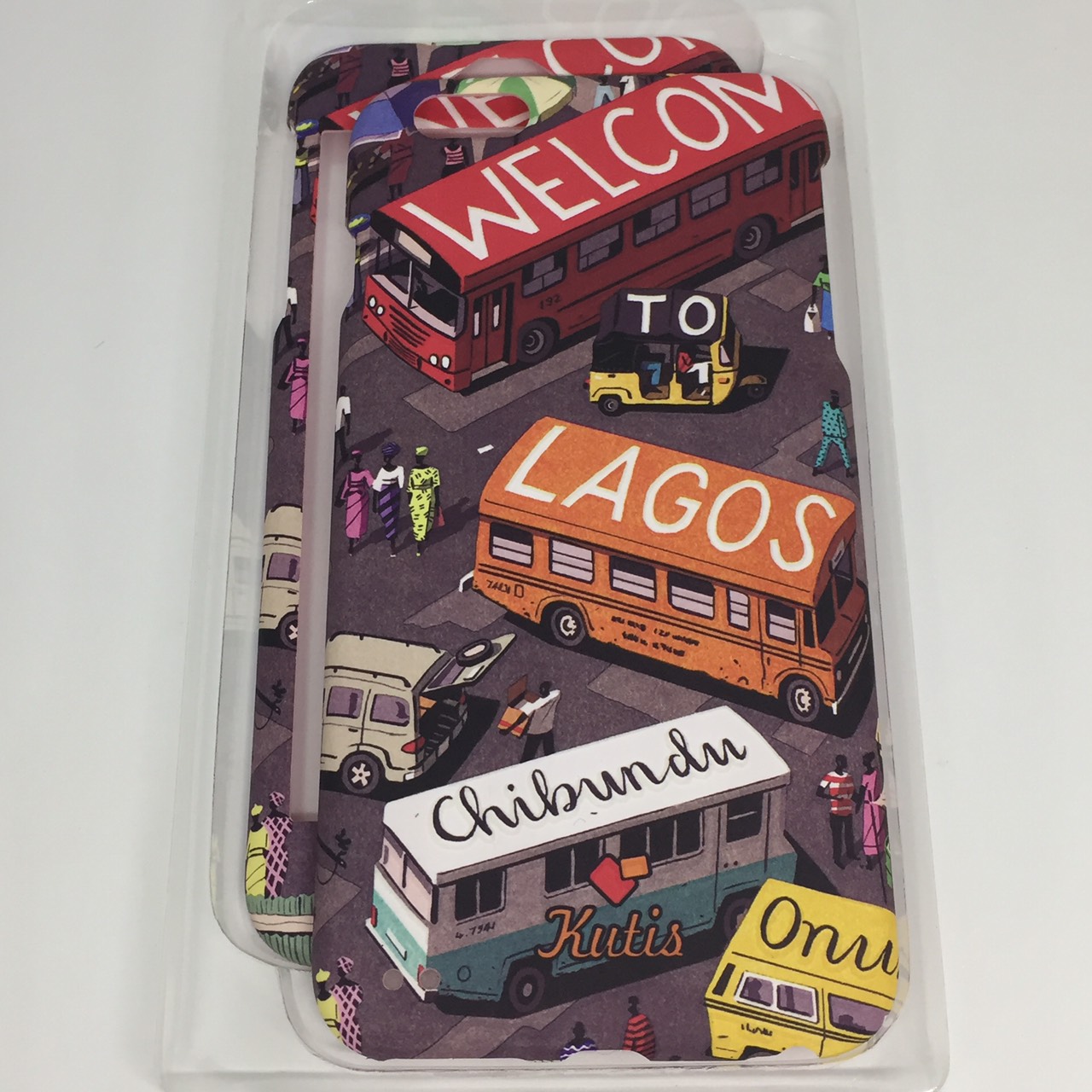 เคสคูทิส (Kutis) ไอโฟน6พลัส,6Sพลัส(ลายรถบัสLagos)มาใหม่