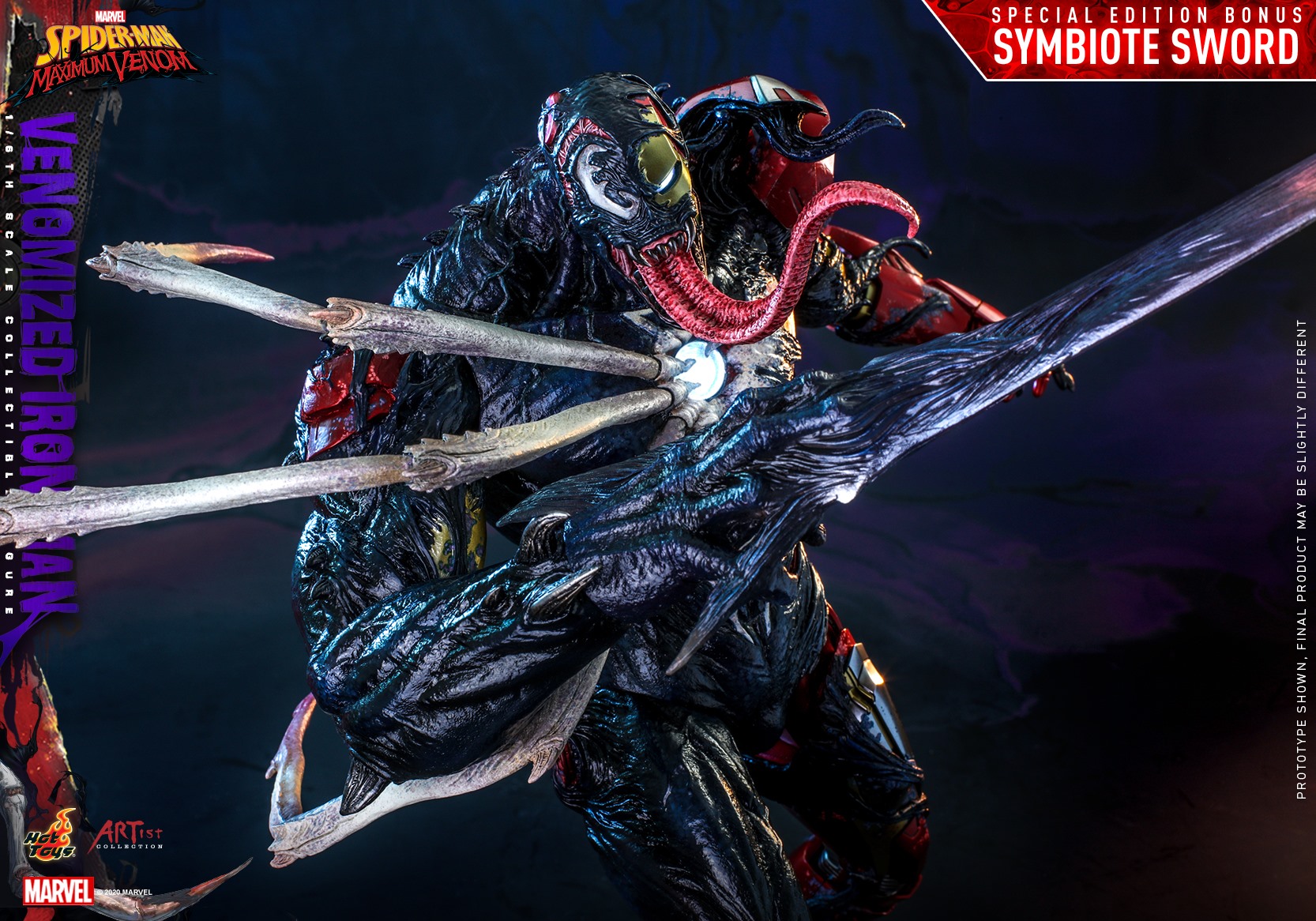 Hot Toys AC04 1/6 Marvel's Spider-Man: Maximum Venom - Venomized Iron Man (Special Edition)