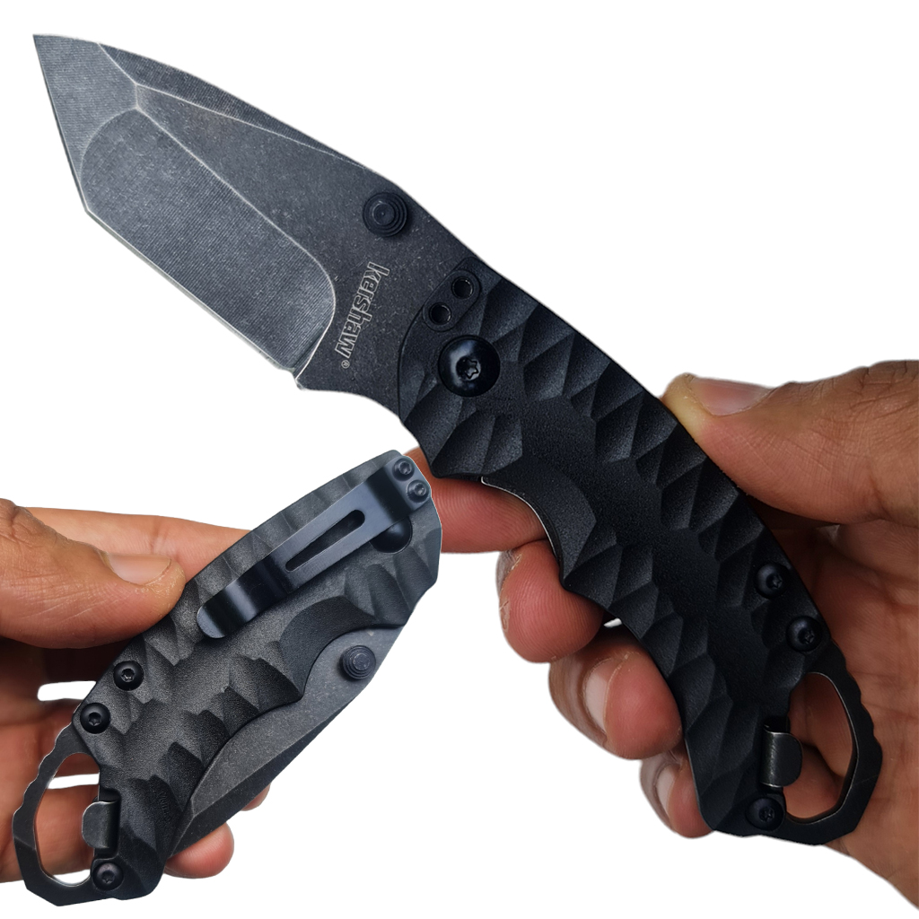 มีดพับ Kershaw Shuffle II Tanto 8750 ขนาด 6.3 นิ้ว (16 ซม.) สีดำ