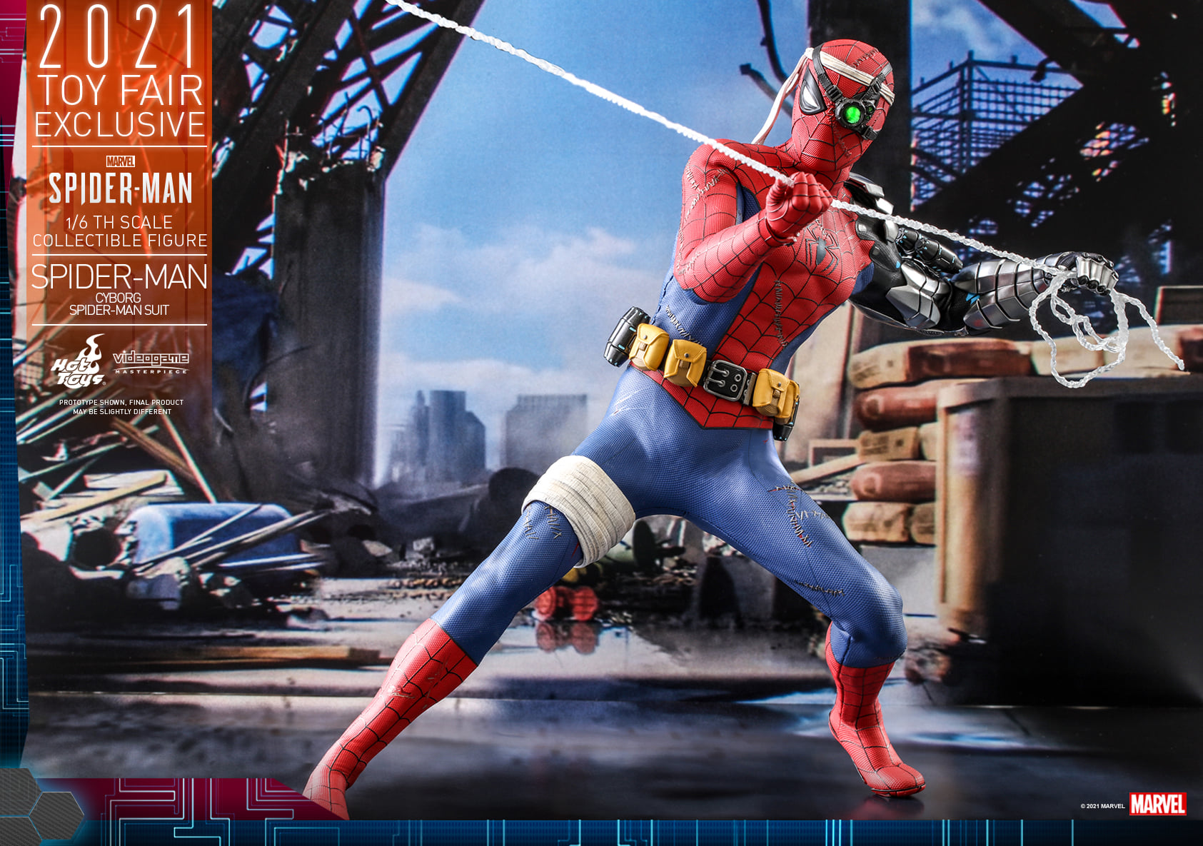 Hot Toys VGM51 1/6 Marvel's Spider-Man - Spider-Man (Cyborg Spider-Man Suit) [Toy Fair Exclusive 2021]
