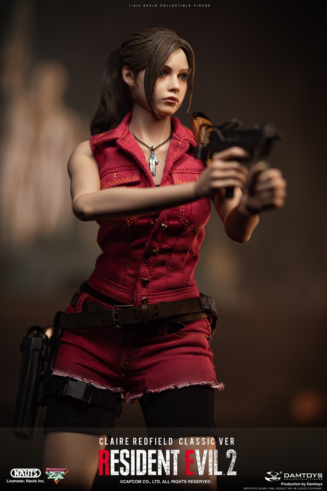 DAMTOYS DMS038 1/6 RESIDENT EVIL 2 - CLAIRE REDFIELD (CLASSIC VER)