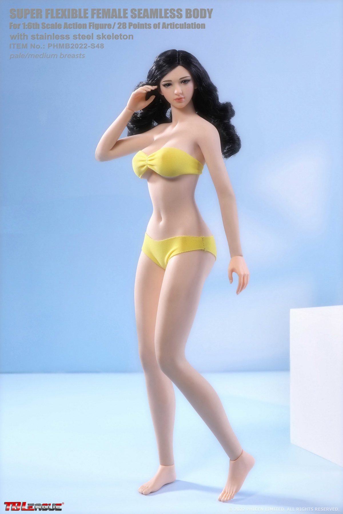 TBLeague PHMB2022-S48A 1/6 Pale Medium Breasts Body